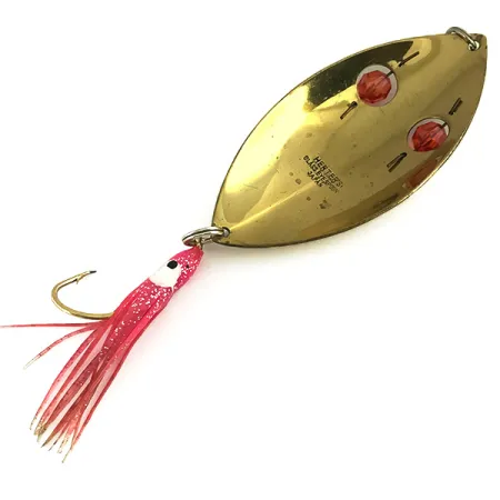 Herter's Glass eye spoon Skeddrag, Gold/Red Eyes, 55g, Glasögon, #7374