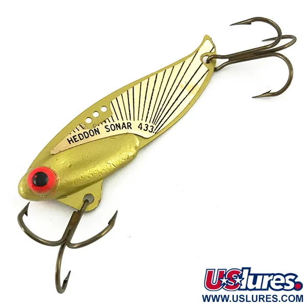 Heddon Sonar 433 Blade Lure, Guld, 14g, Multi-Hålsystem, #7385