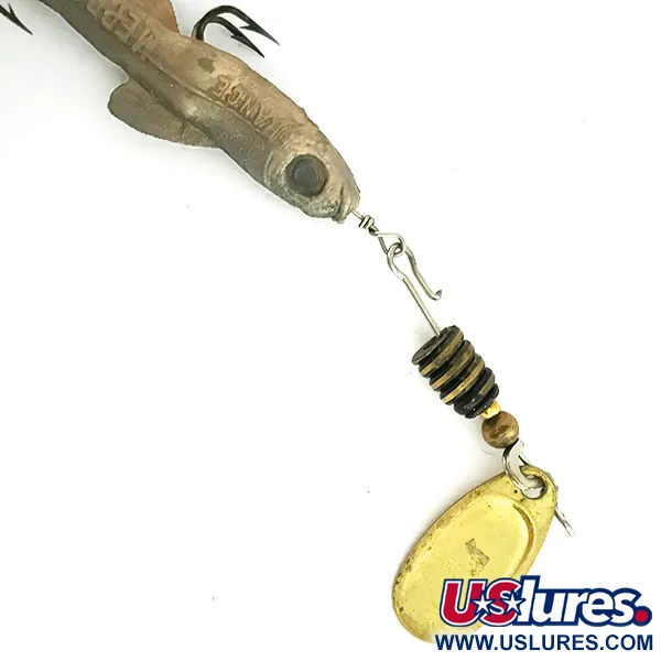 Mepps Comet Mino 1 Spinnare, Guld, 4,5g, Utbytbar krok, #7394