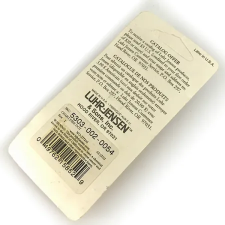 Luhr Jensen Loco 2 Skeddrag, Chart Fire Dot, 7g, Vintage, #7400