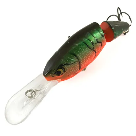 Rapala Jointed Shad Rap JSR07 Wobbler, Grön/Orange, 12g, #7401