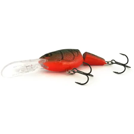 Rapala Jointed Shad Rap JSR07 Wobbler, Grön/Orange, 12g, #7401