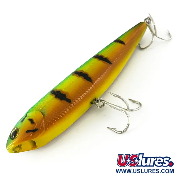Bass Pro Shops XPS Slim Dog Ytbete, Peacock, 12g, Stickbait, #7402