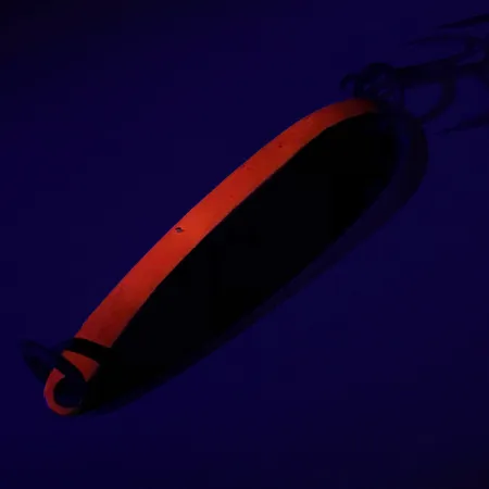 Luhr Jensen Krocodile Die #4 UV Skeddrag, Nickel / Röd, 19g, UV, #7411