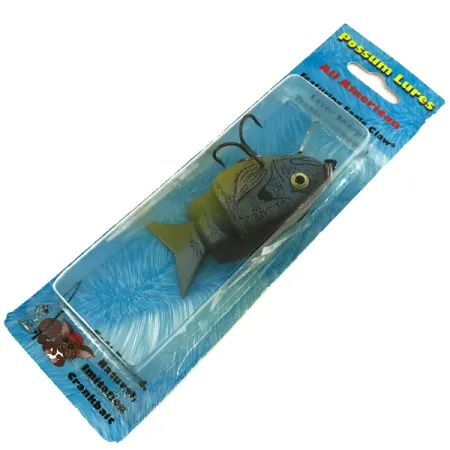 Possum Lures Pan Fish Wobbler, Pumpkinseed, 12g, Eagle Claw, #7426
