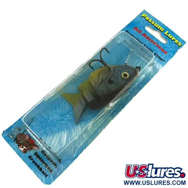 Possum Lures Pan Fish Wobbler, Pumpkinseed, 12g, Eagle Claw, #7426