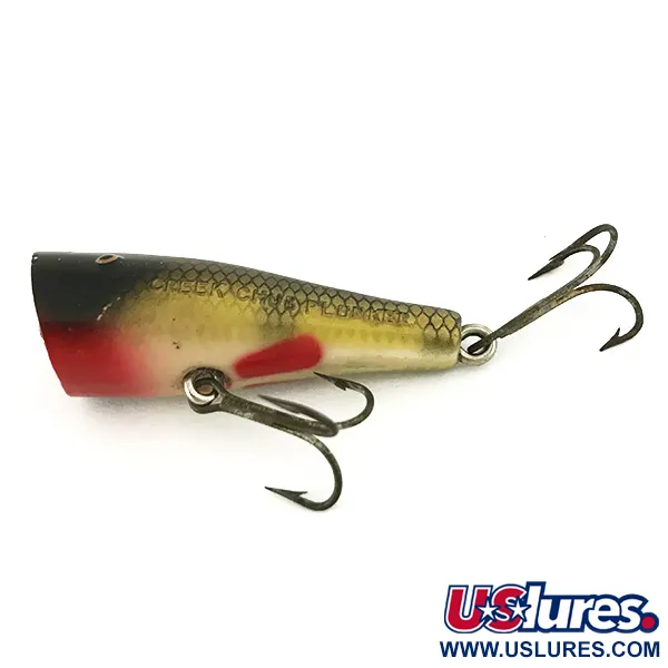 Creek Chub Plunker Popper, Guldfjäll, 5,5g, Ytbete, #7431