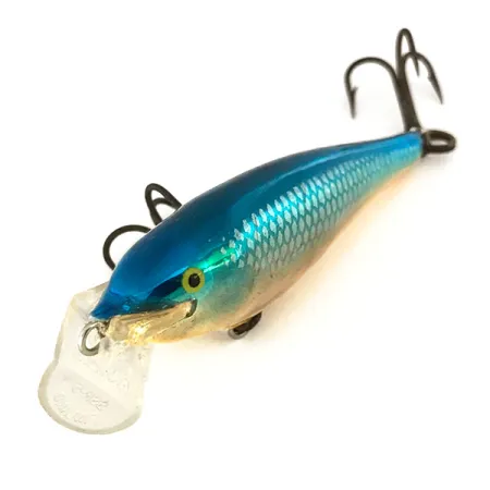 Rapala Shallow Shad Rap Wobbler, Blå/Guld, 5g, Balsa, #7439