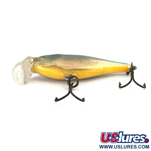 Rapala Shallow Shad Rap Wobbler, Blå/Guld, 5g, Balsa, #7439