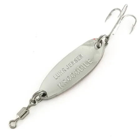 Luhr Jensen Krocodile UV Skeddrag, Nickel/Orange, 7g, UV, #7447