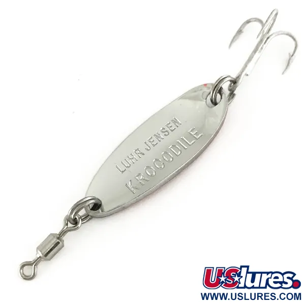 Luhr Jensen Krocodile UV Skeddrag, Nickel/Orange, 7g, UV, #7447