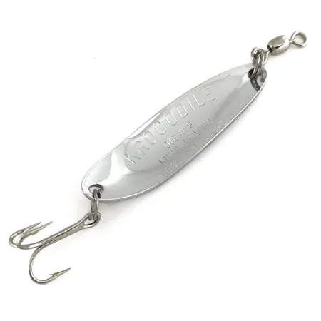 Luhr Jensen Krocodile Die #3 UV Skeddrag, Nickel/Orange, 10g, #7448