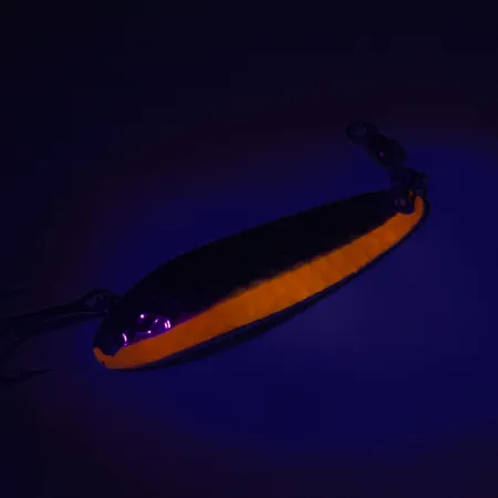 Luhr Jensen Krocodile Die #3 UV Skeddrag, Nickel/Orange, 10g, #7448