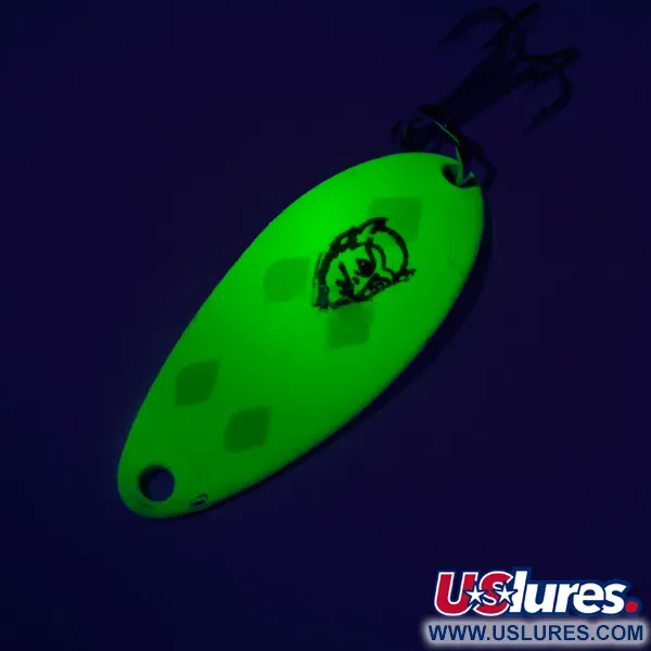 Eppinger Dardevle Devle Dog 5200 UV Skeddrag, Gul/Grön, 7g, UV, #7452