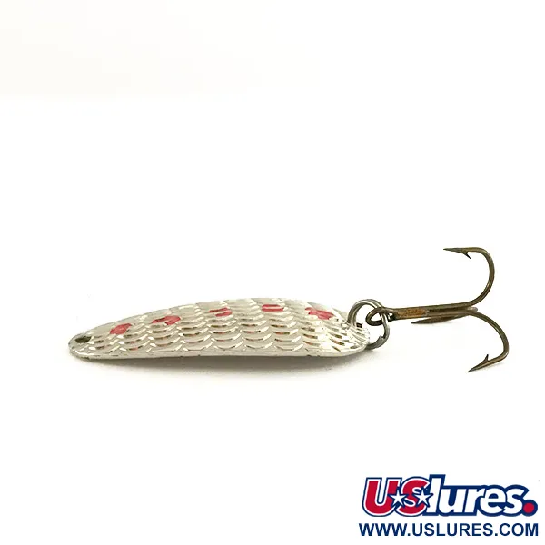 Thomas Cyclone Skeddrag, Silver / Röd / Vit, 7g, Fjällmönster, #7454