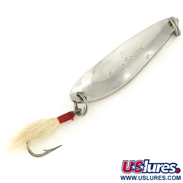 Acme Fiord Spoon Skeddrag, Nickel / Blå, 7g, Enkelkrok, #7467