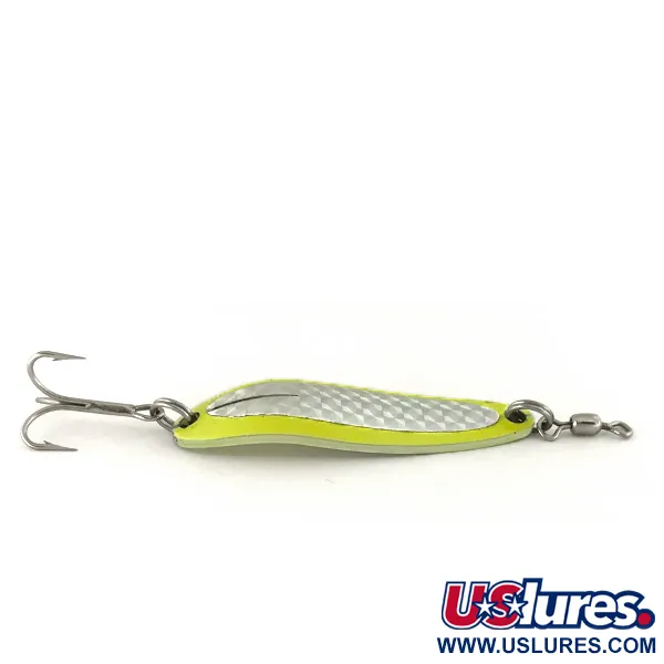 Luhr Jensen Krocodile Die #3 UV Skeddrag, Chartreuse, 10g, UV, #7468