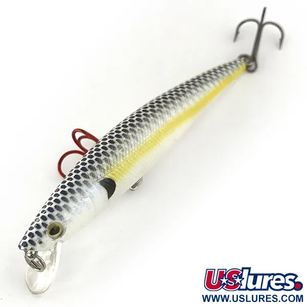 Matzuo Phantom Minnow Wobbler, Silver/Gul, 9g, Suspending, #7473