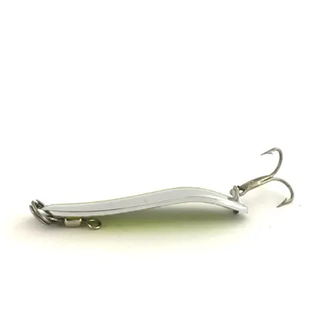 Luhr Jensen Krocodile Die #3 Skeddrag, Nickel/Chartreuse, 10g, UV, #7483