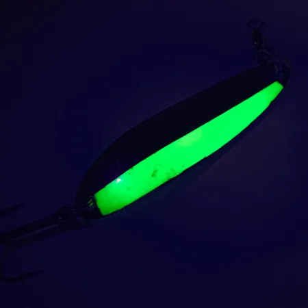 Luhr Jensen Krocodile Die #3 Skeddrag, Nickel/Chartreuse, 10g, UV, #7483