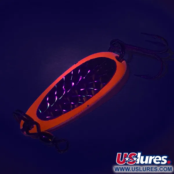 Luhr Jensen Krocodile UV Skeddrag, Röd / Svart, 9g, UV, #7485