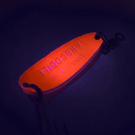 Luhr Jensen Krocodile UV Skeddrag, Röd / Svart, 9g, UV, #7485