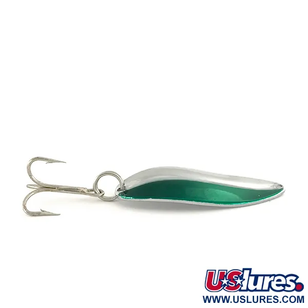 TODDCO Main Liner Skeddrag, Nickel / Grön, 21g, Vintage USA, #7486