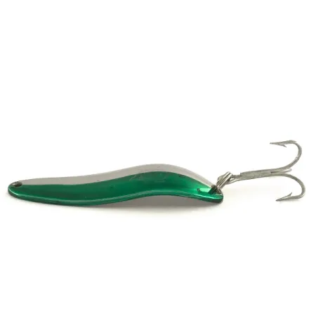 Dardevle Cop-E-Cat 7300 Skeddrag, Nickel/Grön, 10g, Vinglande Gång, #7487