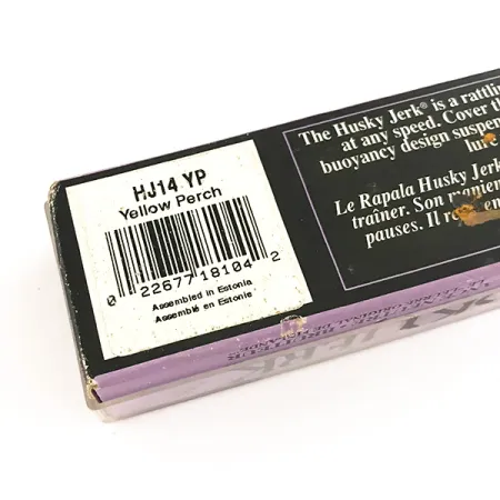 Rapala Husky Jerk HJ 14 Vobbler, Yellow Perch, 18g, svävande, #7498