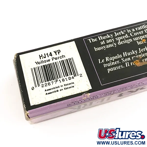 Rapala Husky Jerk HJ 14 Vobbler, Yellow Perch, 18g, svävande, #7498