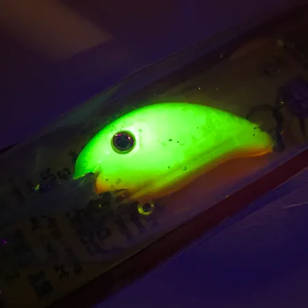 Strike King Pro Model 3XD Crankbait, Chartreuse, 12g, Rassel, #7501