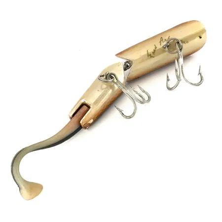 Fred Arbogast A.C. Plug Vintage Popper, Brun, 28g, Ledad Kropp, #7508