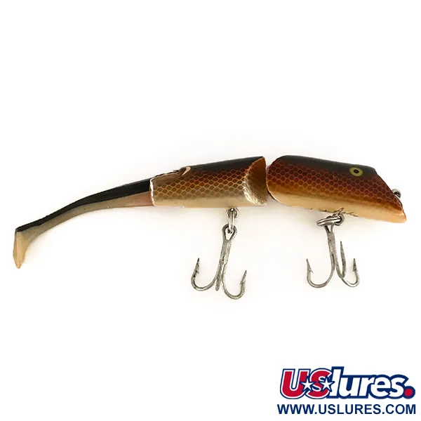 Fred Arbogast A.C. Plug Vintage Popper, Brun, 28g, Ledad Kropp, #7508