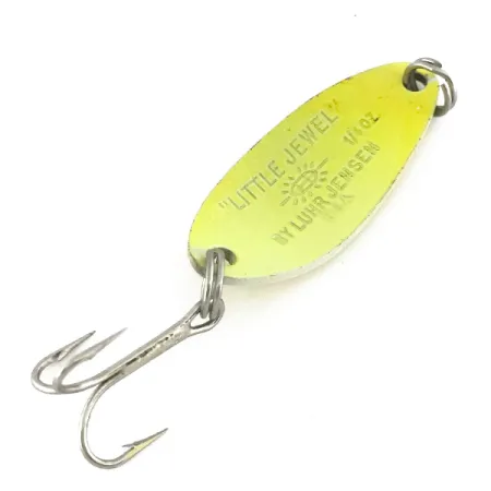 Luhr Jensen Little Jewel Skeddrag, Gul/Röd, 7g, UV Glow, #7519