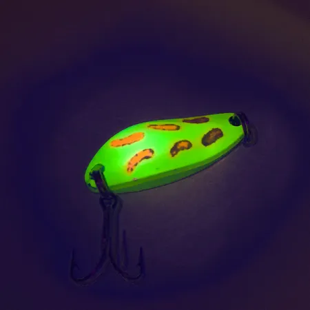 Luhr Jensen Little Jewel Skeddrag, Gul/Röd, 7g, UV Glow, #7519