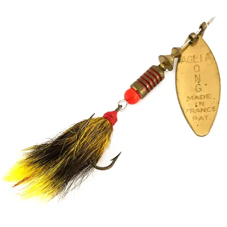 Mepps Aglia Long 2 Dressed Spinnare, Mässing, 7.3g, Ekorrsvans, #7531