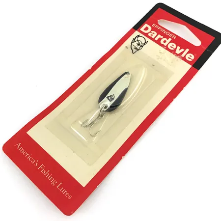 Eppinger Dardevle Lildevle Skeddrag, Black / White, 3,5g, #1302
