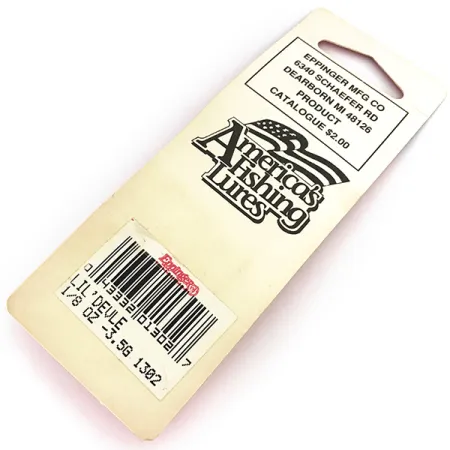 Eppinger Dardevle Lildevle Skeddrag, Black / White, 3,5g, #1302