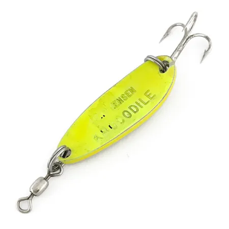 Luhr Jensen Krocodile UV Skeddrag, Yellow, 9g, UV-reaktivt, #7604
