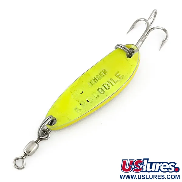 Luhr Jensen Krocodile UV Skeddrag, Yellow, 9g, UV-reaktivt, #7604