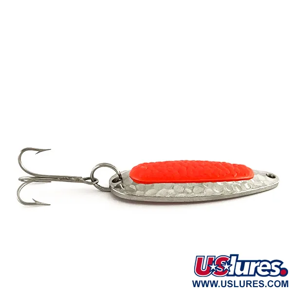 Blue Fox Pixee UV Skeddrag, Hamrad Nickel / Röd, 14g, UV, #7610