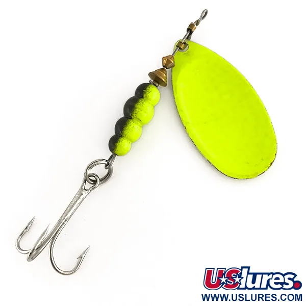 Mepps Aglia 5 Fluo UV Spinnare, Chartreuse, 14g, UV-aktiv, #7621