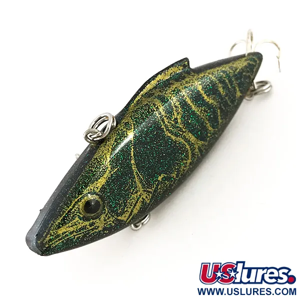 Bill Lewis Rat-L-Trap, 14g, Guld/Grön, Lipless Crankbait #16070