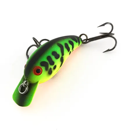 Cotton Cordell Big O UV Wobbler, Fire Tiger, 4g, UV-glow, #7640