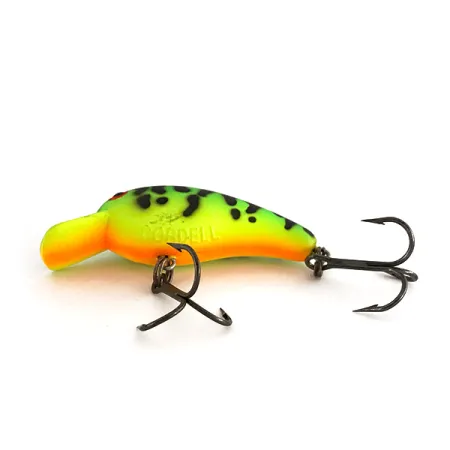 Cotton Cordell Big O UV Wobbler, Fire Tiger, 4g, UV-glow, #7640