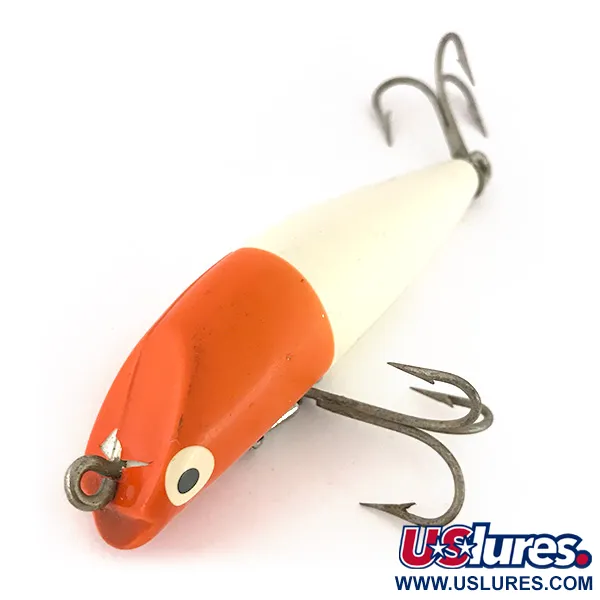 Boone Castana Popper, Röd / Vit, 10g, Cupped Mouth, #7643