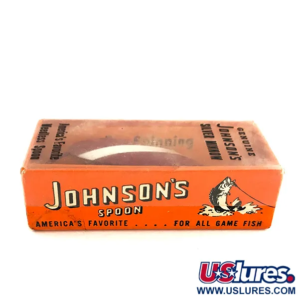 Johnson Silver Minnow Skeddrag, Röd / Vit, 5g, Vasskydd, #7677