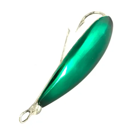 Johnson Silver Minnow Vasskyddat Skeddrag, Silver/Grön, 14g, #7680