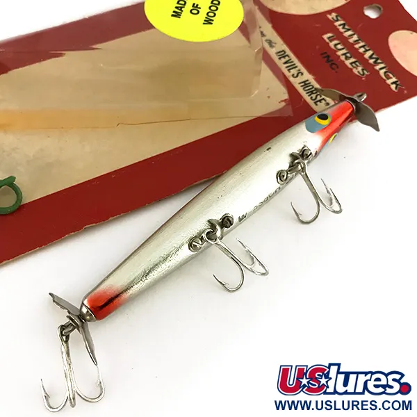 Smithwick Devil's Horse Ytbete, Nickel, 9g, Trä, #7690