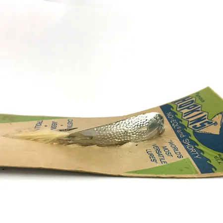 Hopkins 238 Hammered Spoon Skeddrag, Silver, 7g, Bucktail, #7694